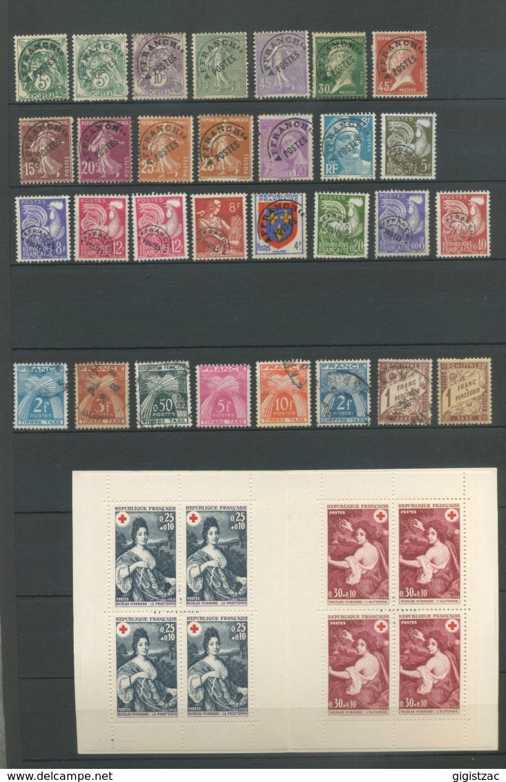 ALBUM PLUSIEURS CENTAINES DE TIMBRES DE FRANCE