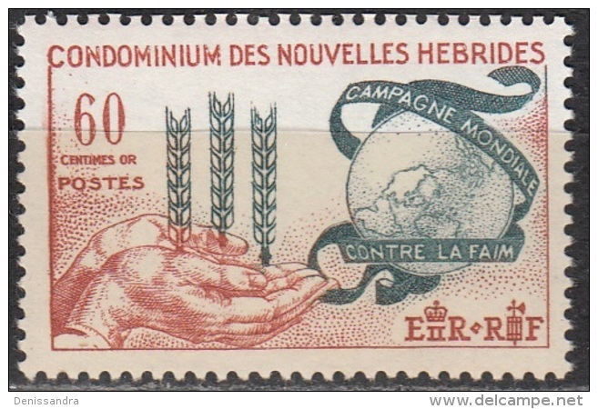 Nouvelles Hebrides 1963 Michel 195 Neuf ** Cote (2005) 13.00 Euro Campagne Mondiale Contre La Faim - Unused Stamps