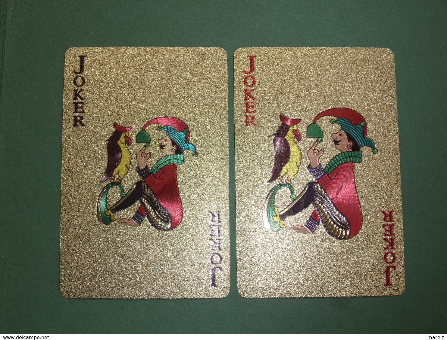 Jeu De 52 Cartes + 2 Jokers + Certificat - Cartes Dorées 999.9 Gold Foil - 5.5 X 8.5 Cm - Cartes à Jouer Classiques