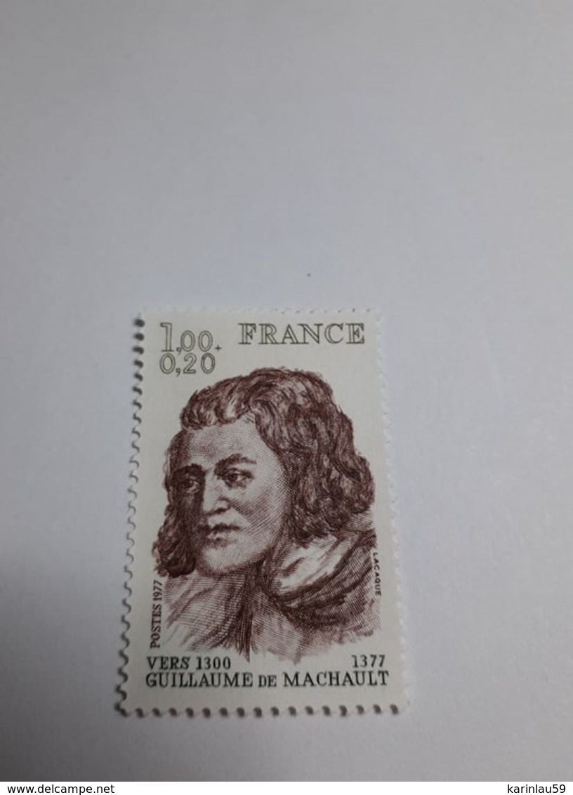 Timbre France N° 1955 - FRANCE - G. DE MACHAULT - NEUF - 1977 - Unused Stamps