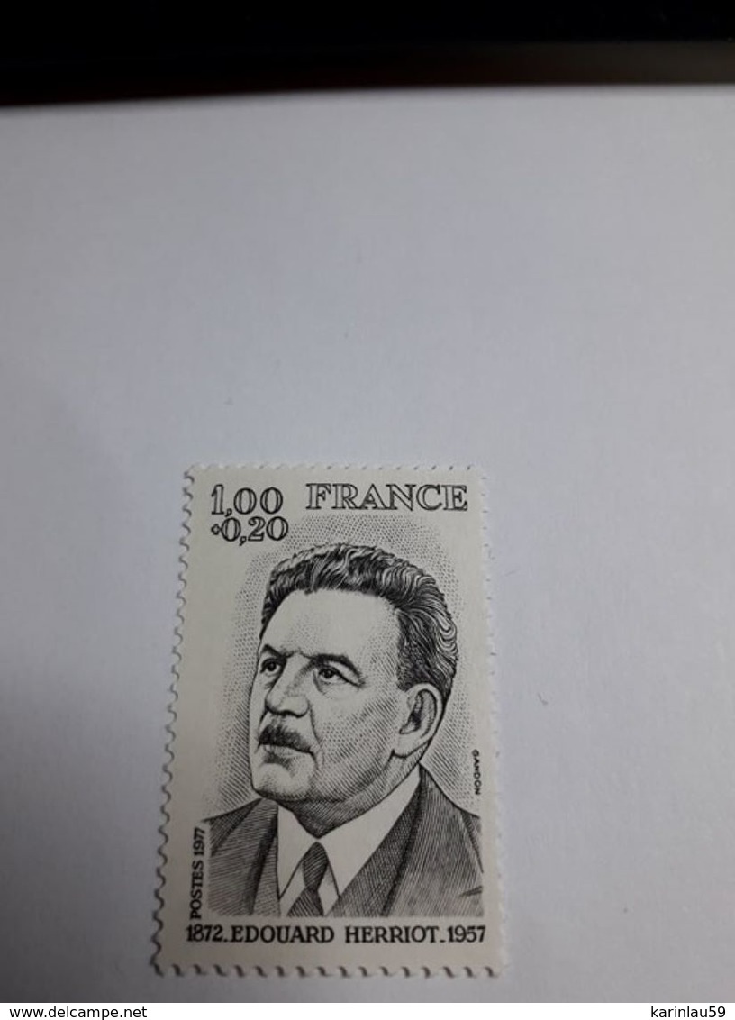 Timbre France N° 1953 - FRANCE - E. HERRIOT - NEUF - 1977 - Unused Stamps