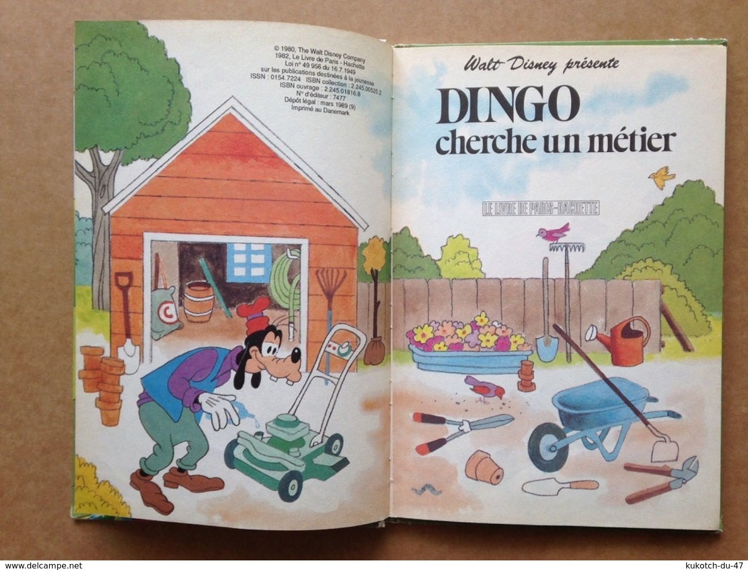 Disney - Mickey Club Du Livre - Dingo Cherche Un Métier (1989) - Disney