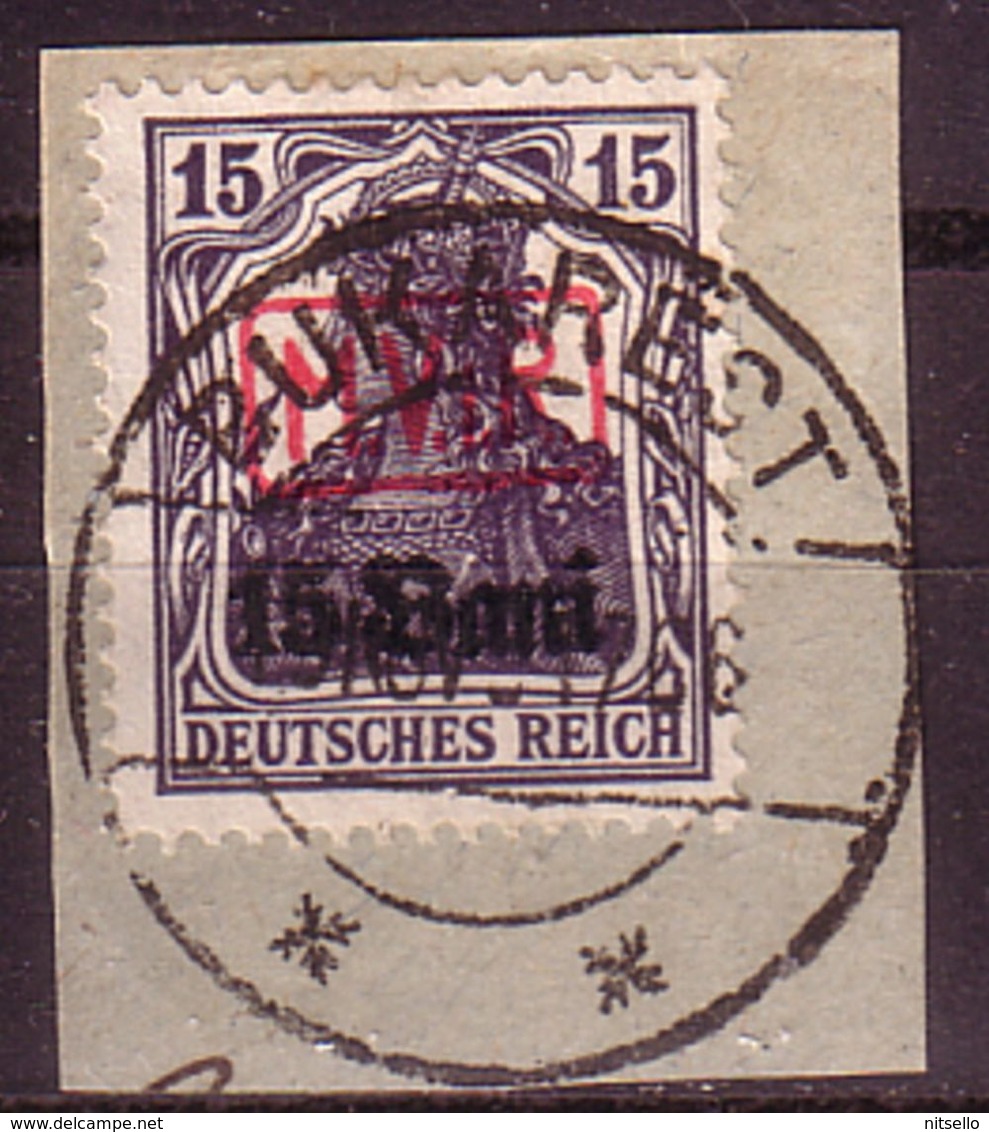 LOTE 1678  /// (C045)  ALEMANIA  OCUPACION RUMANIA  MATASELLO DE BUDAPEST - Ocupación 1914 – 18