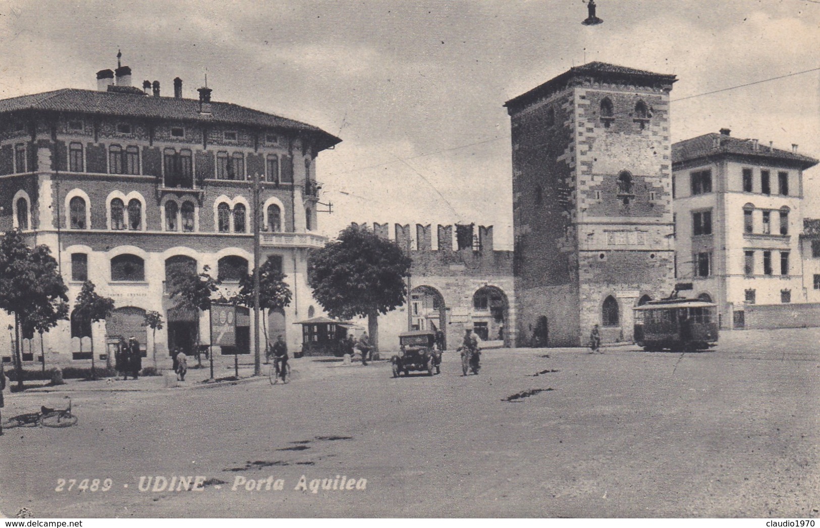 CARTOLINA - POSTCARD - UDINE - PORTA AQUILEA - Udine