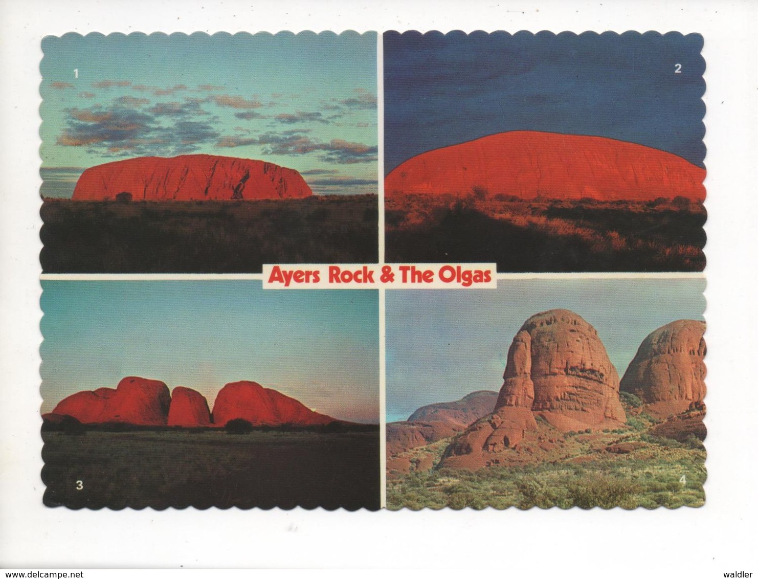 (NT)   AYERS ROCK & THE OLGAS - Zonder Classificatie