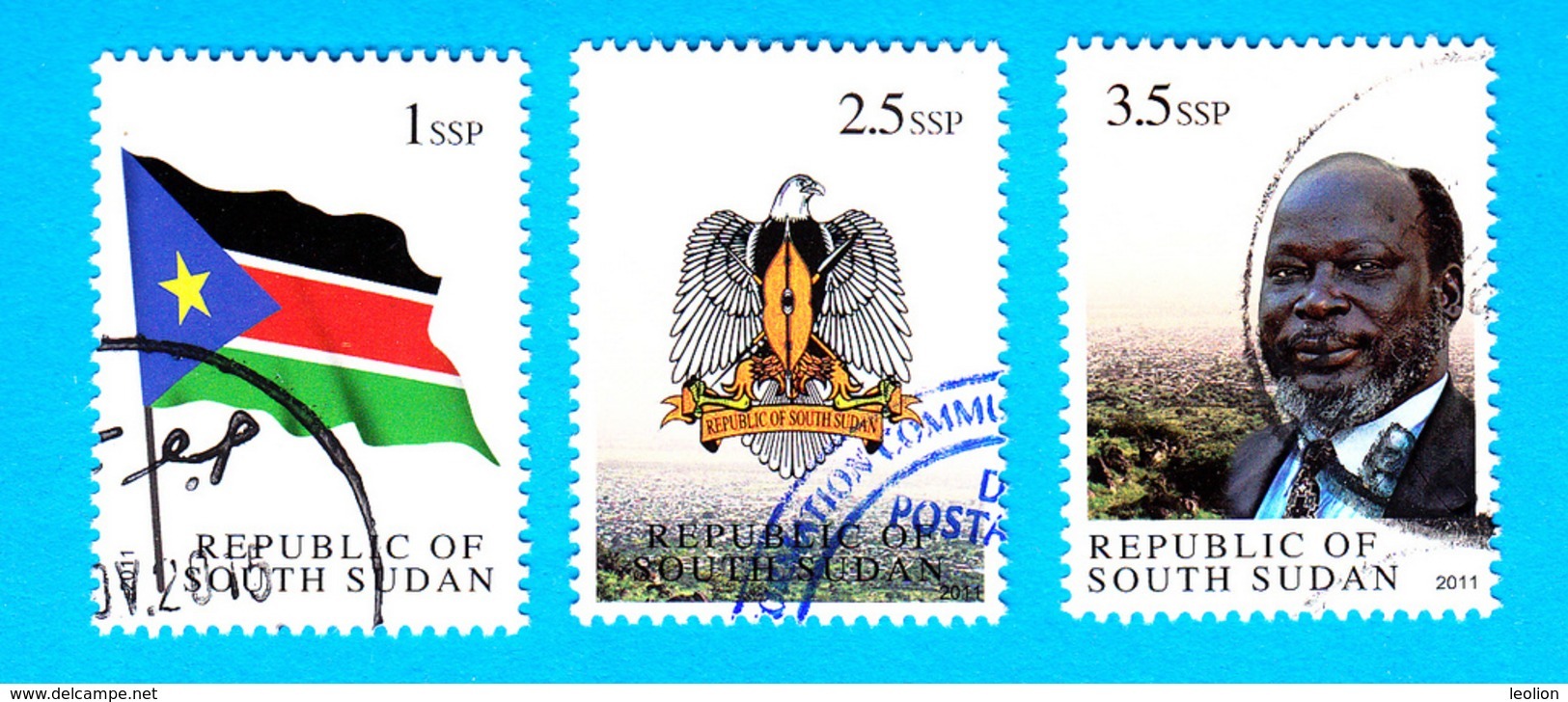 SOUTH SUDAN = Cancelled Complete 1st Set South Sudan, Including The Withdrawn 2.5 SSP = SOUDAN Du Sud Südsudan - Sud-Soudan