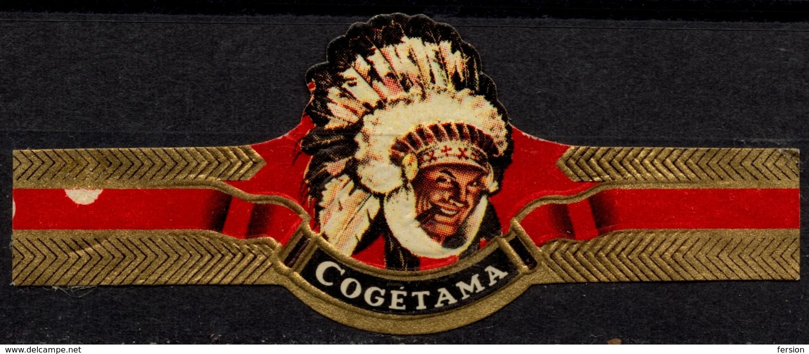 Netherlands / Cogétama / Indian - CIGAR Label Vignette - Etiquettes