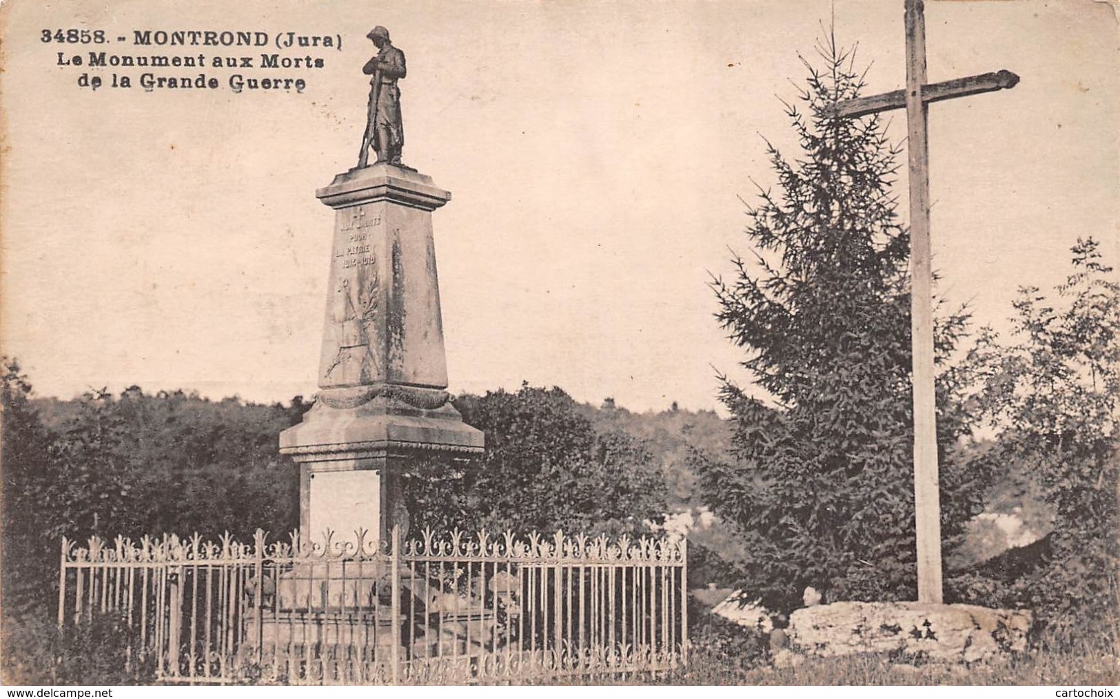 39 - Montrond - Le Monument Aux Morts De La Grande Guerre - Autres & Non Classés