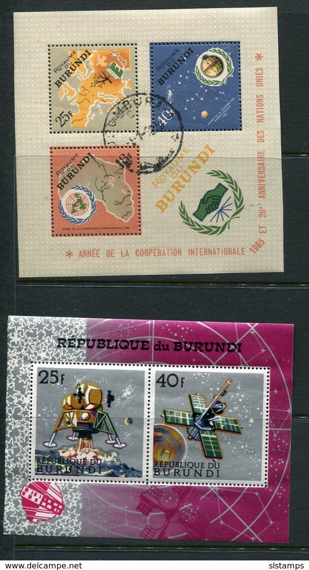 Burundi 21978/9 2 Souvenir Sheets Used/CTO 5508 - Used Stamps