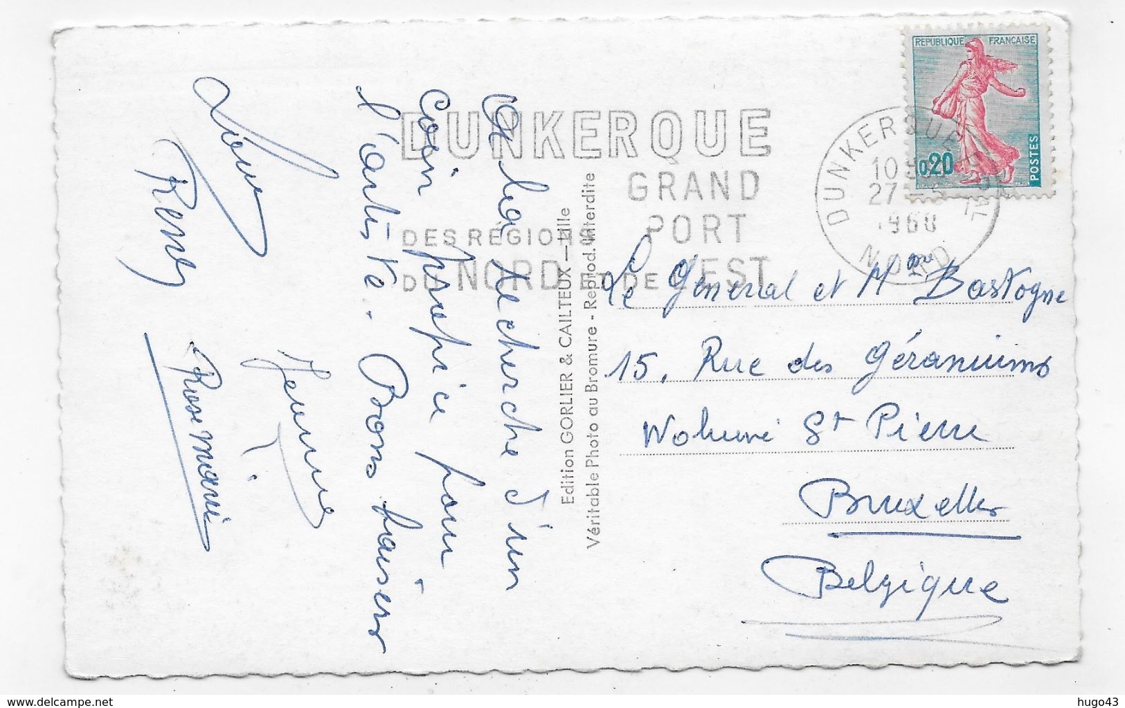 (RECTO / VERSO) DUNKERQUE - MULTIVUES - FORMAT CPA VOYAGEE - Dunkerque