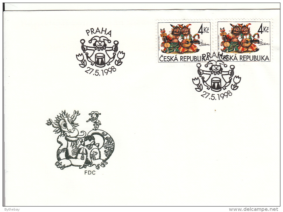 Czech Republic 1998 Year Set of  37 FDCs