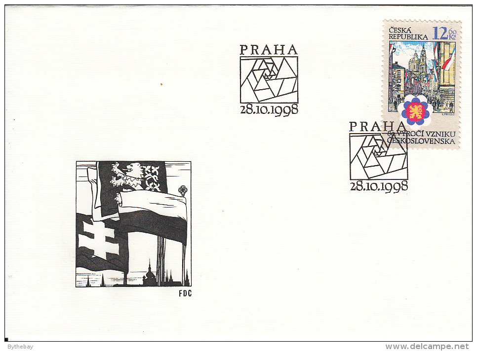 Czech Republic 1998 Year Set of  37 FDCs