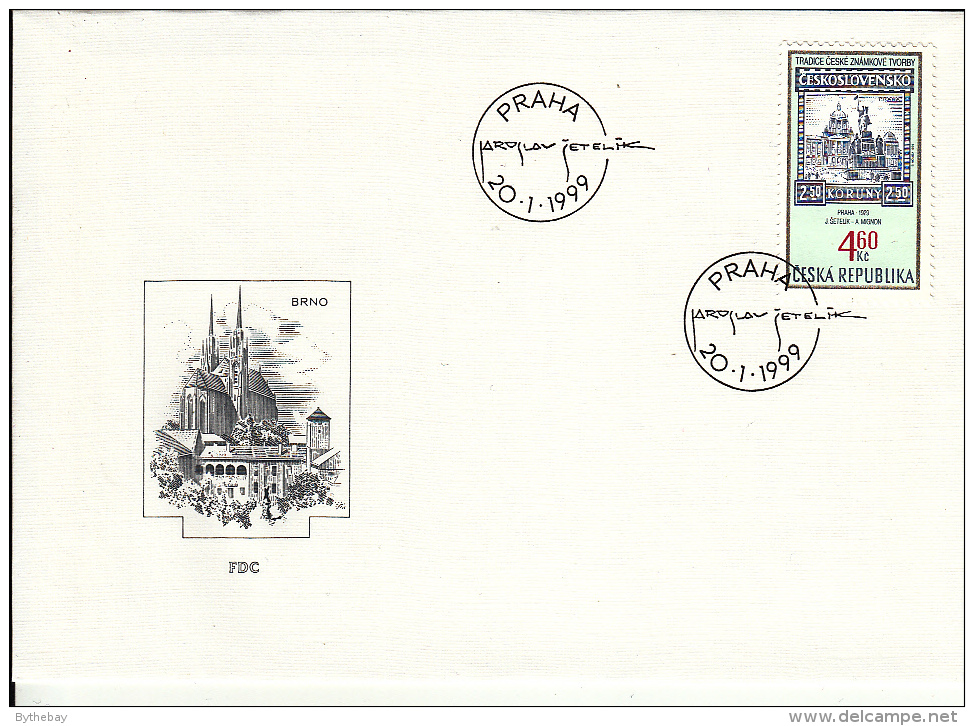 Czech Republic 1999 Year Set of  37 FDCs