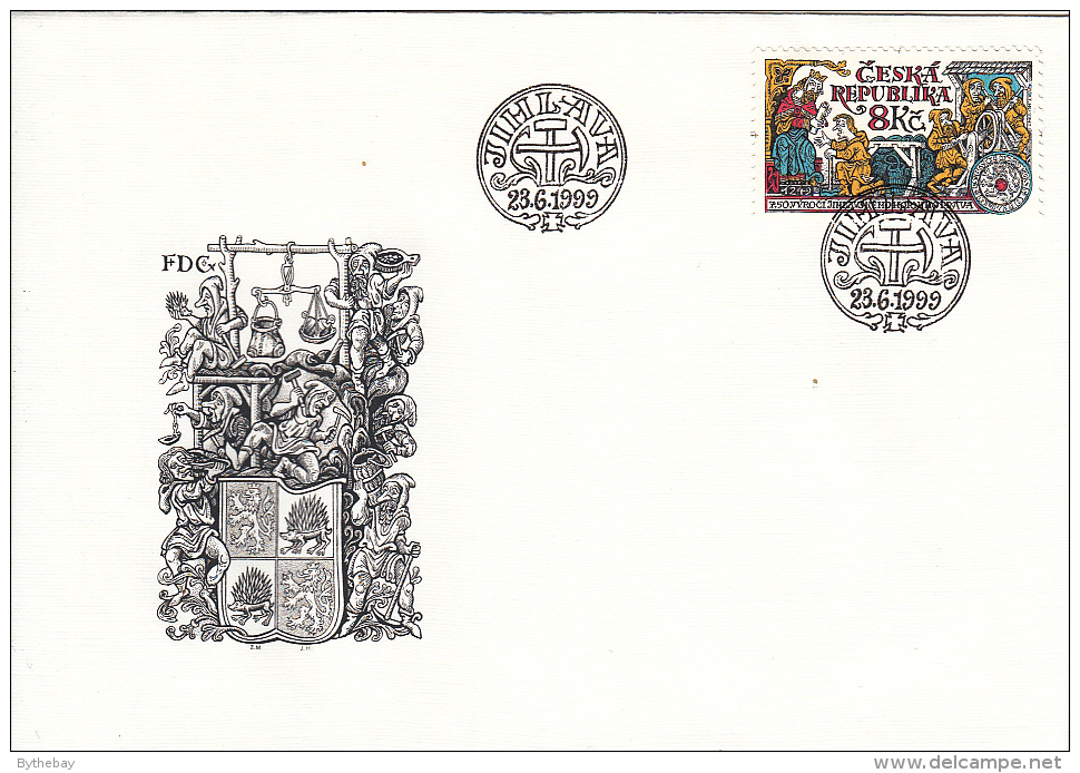 Czech Republic 1999 Year Set of  37 FDCs