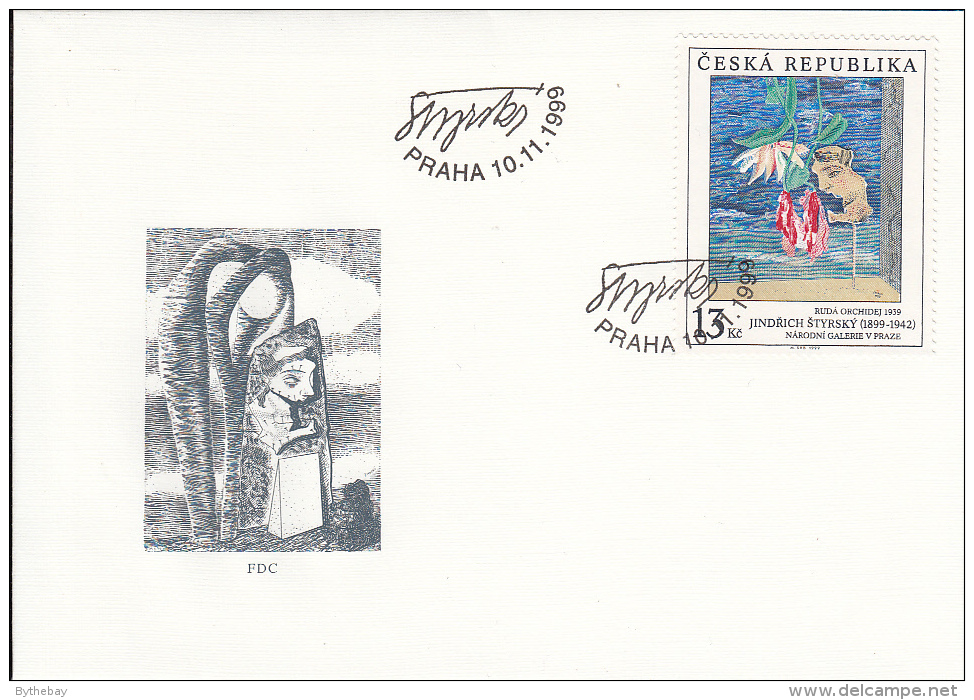 Czech Republic 1999 Year Set of  37 FDCs