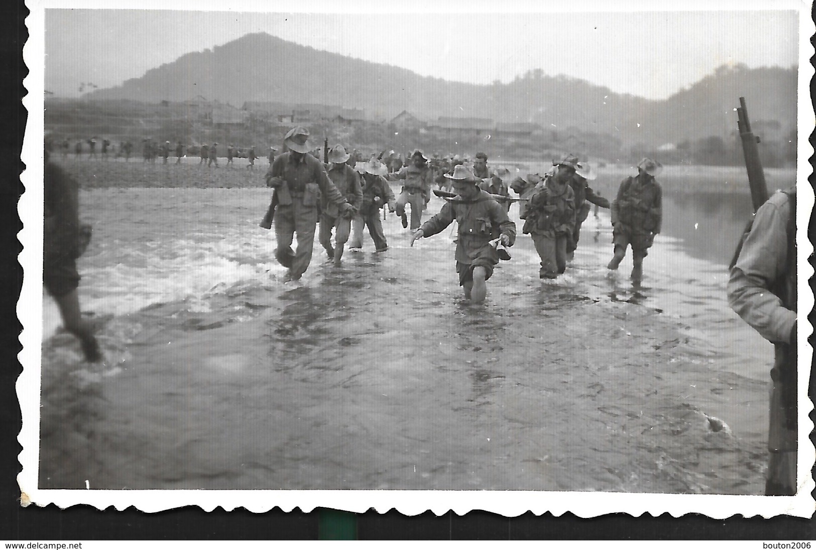 Tonkin Vietnam Indochine Laos 5 Janvier 1951 Militaire Départ Opération Tien Yen - Dokumente