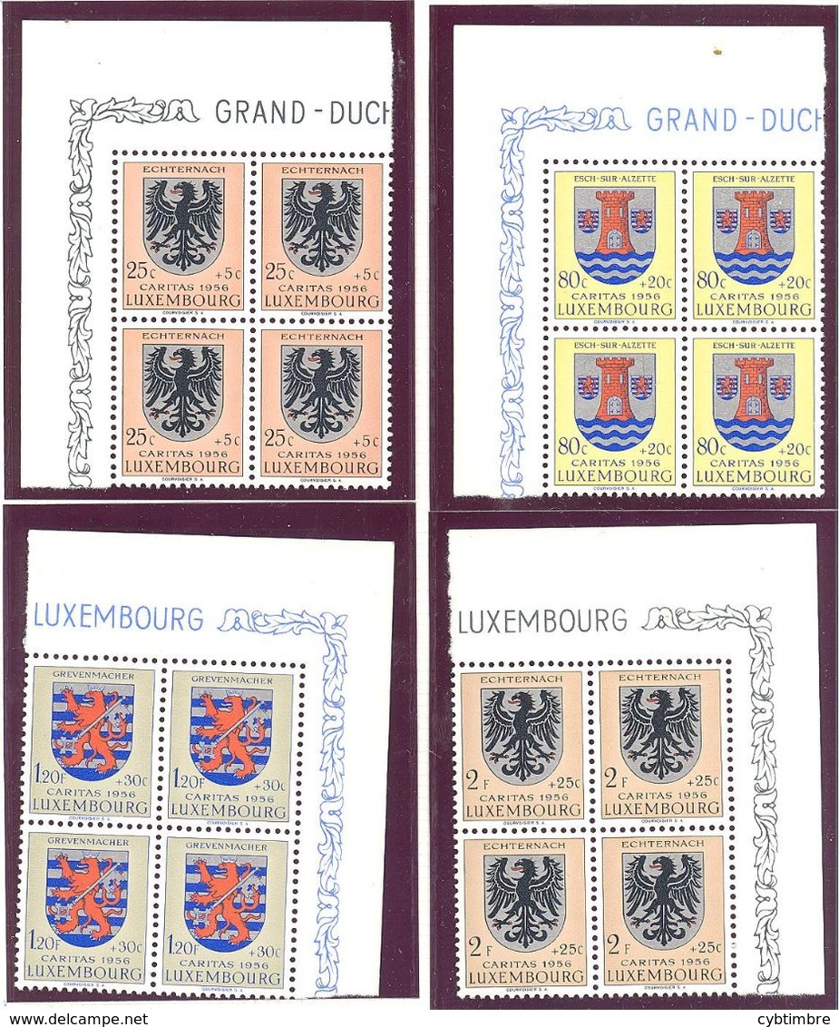 Luxembourg: Yvert N° 520/526; Armoiries; Voir Les 2 Scans - Neufs