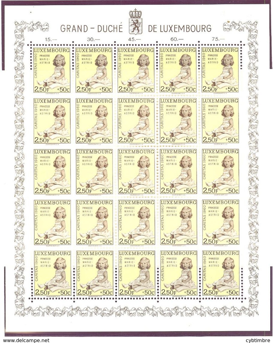 Luxembourg: Yvert N° 589/594**; MNH;; 6 Feuilles, Voir Les 6 Scans - Nuovi