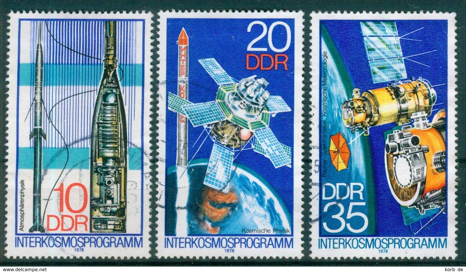 DDR 1978 / MiNr.   2310 – 2312    O / Used   (q1118) - Gebraucht