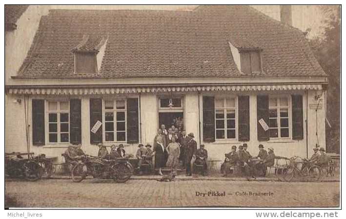 Strombeek - Dry-Pikkel - Café-Laiterie - Animée - Vieilles Motos - TBE - Strombeek-Bever - Grimbergen - Grimbergen