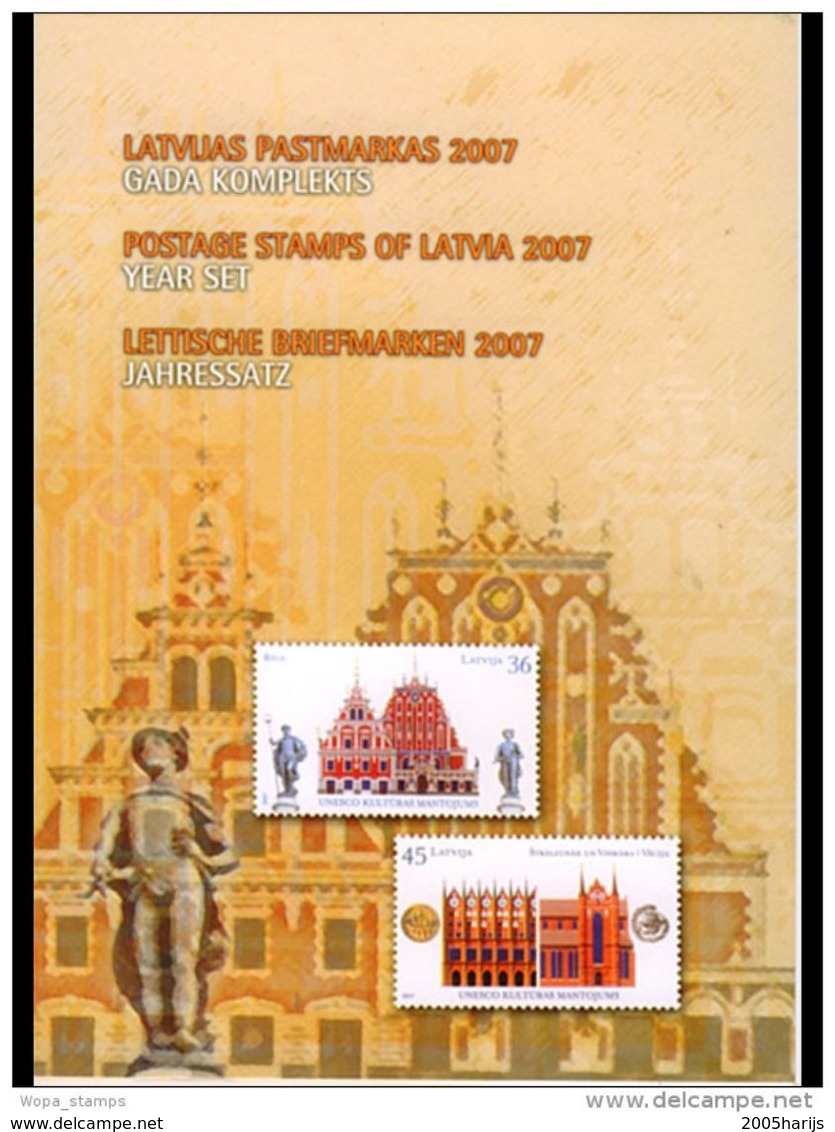 Latvia 2007 Annual Product - Year Set 2007 - Lettonia