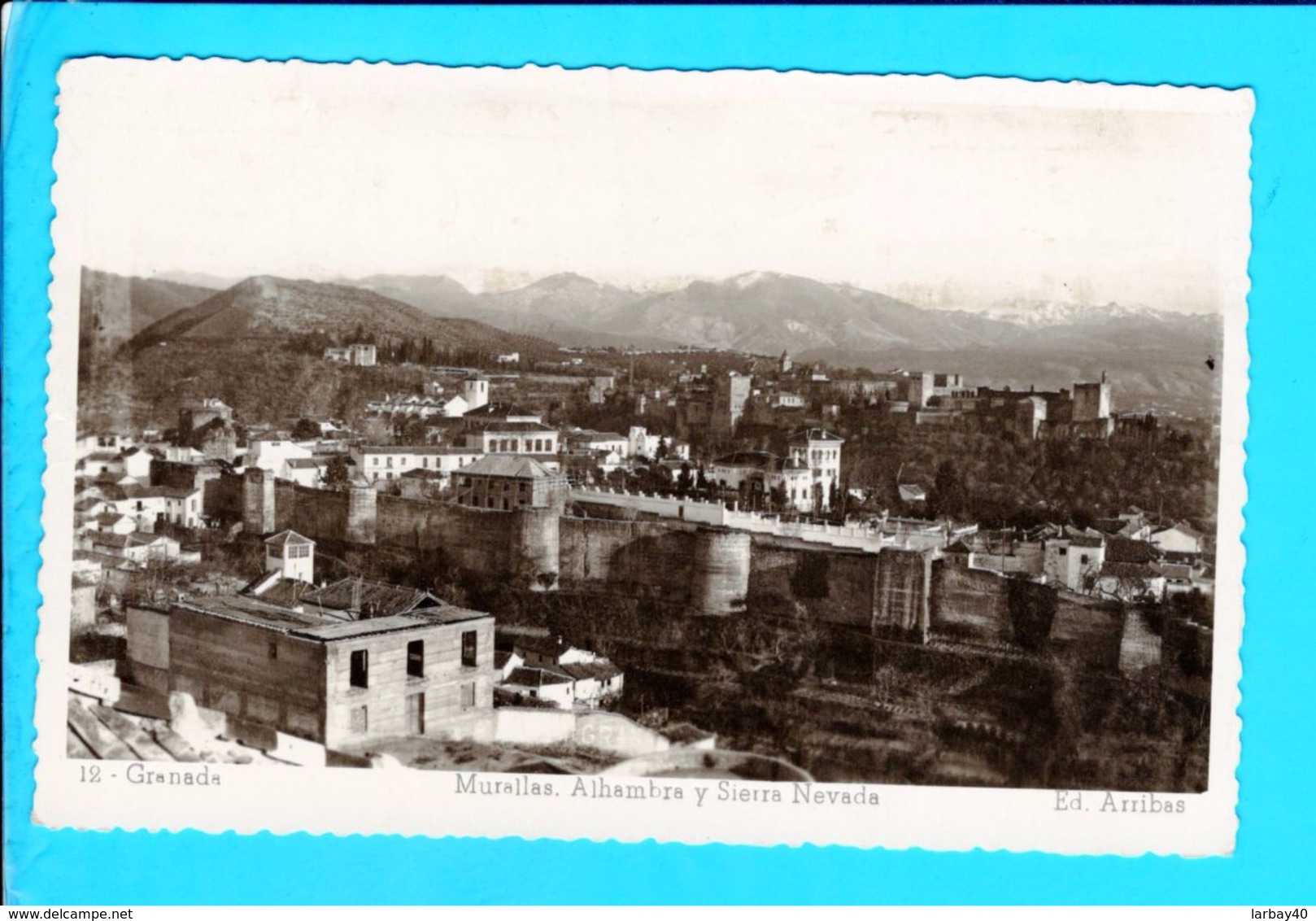 Cpa  Carte Postale Ancienne - Granada Murallas - Granada