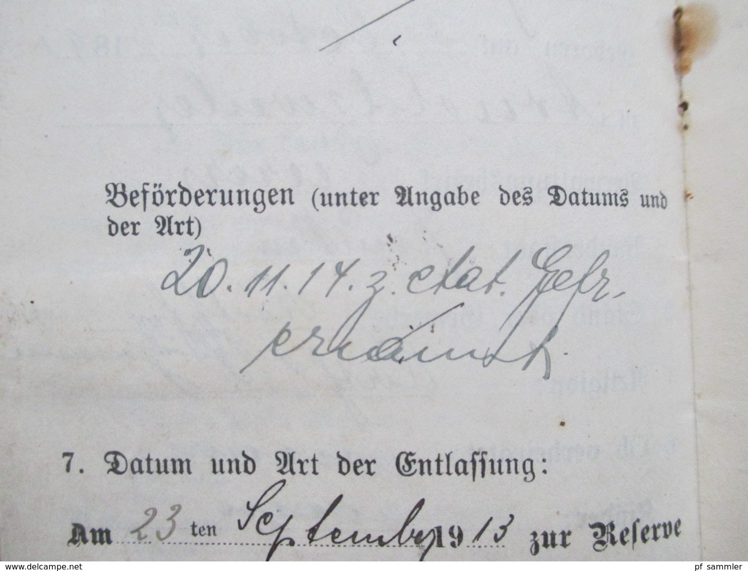 Militärpaß Jahrgangsklasse 1911 Gefreiter Provinzial Feldartillerie. Arnoldsweiler /Preussen einige Stempel! + Foto!!