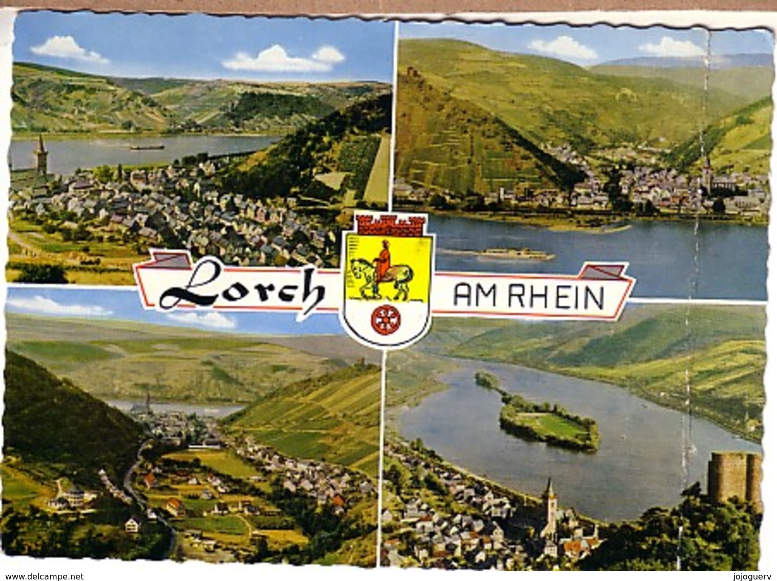 Lorch Am Rhein 4 Vues Et Blason - Lorsch