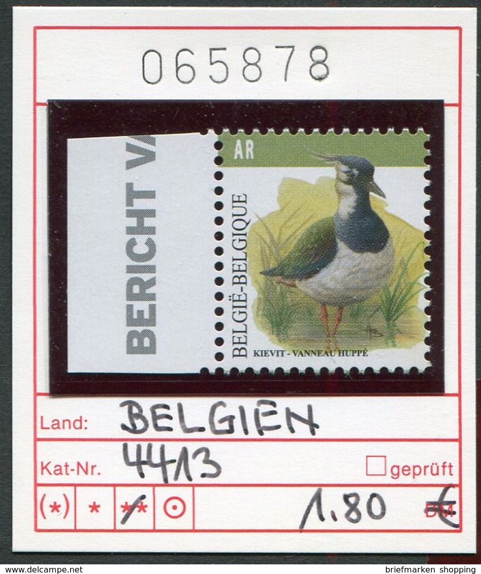 Buzin - Belgien - Belgique -  Belgium - Belgie - Michel 4413 - ** Mnh Neuf Postfris - Kiebitz - 1985-.. Pájaros (Buzin)