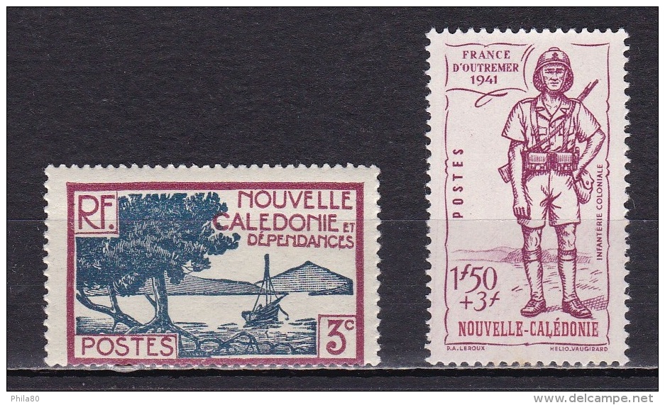 Nelle Calédonie N° 180*,190* - Unused Stamps