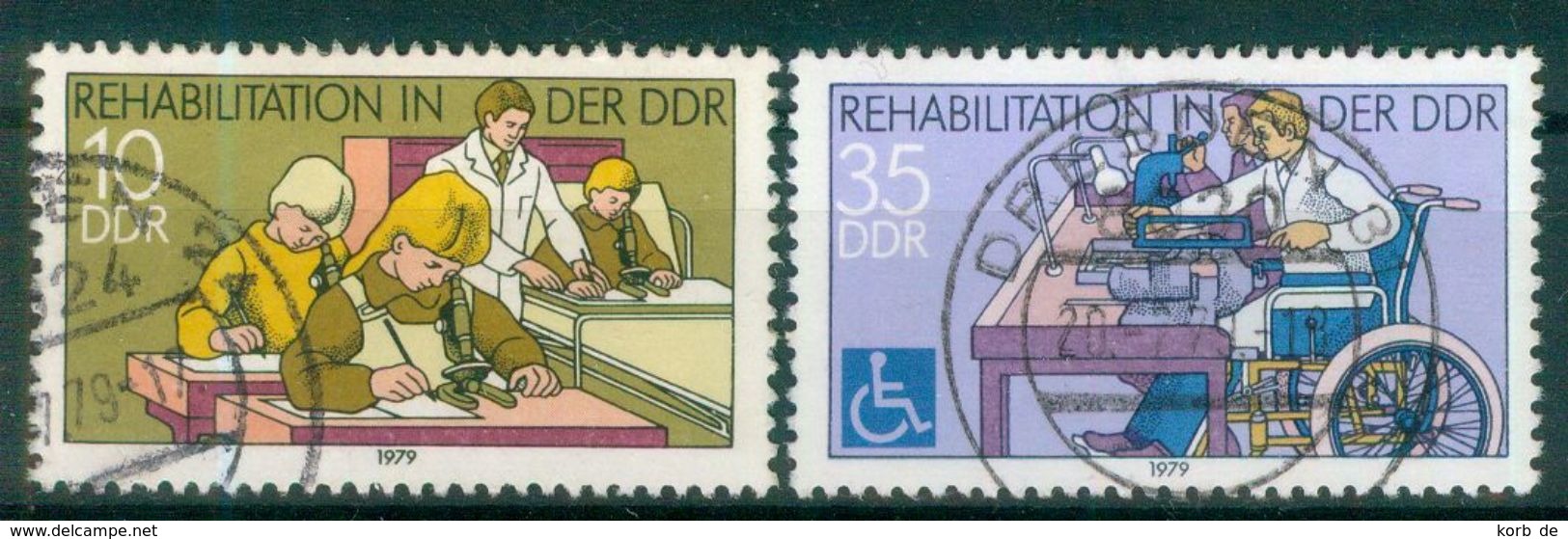 DDR 1979 / MiNr.   2431 – 2432    O / Used   (q1147) - Gebraucht