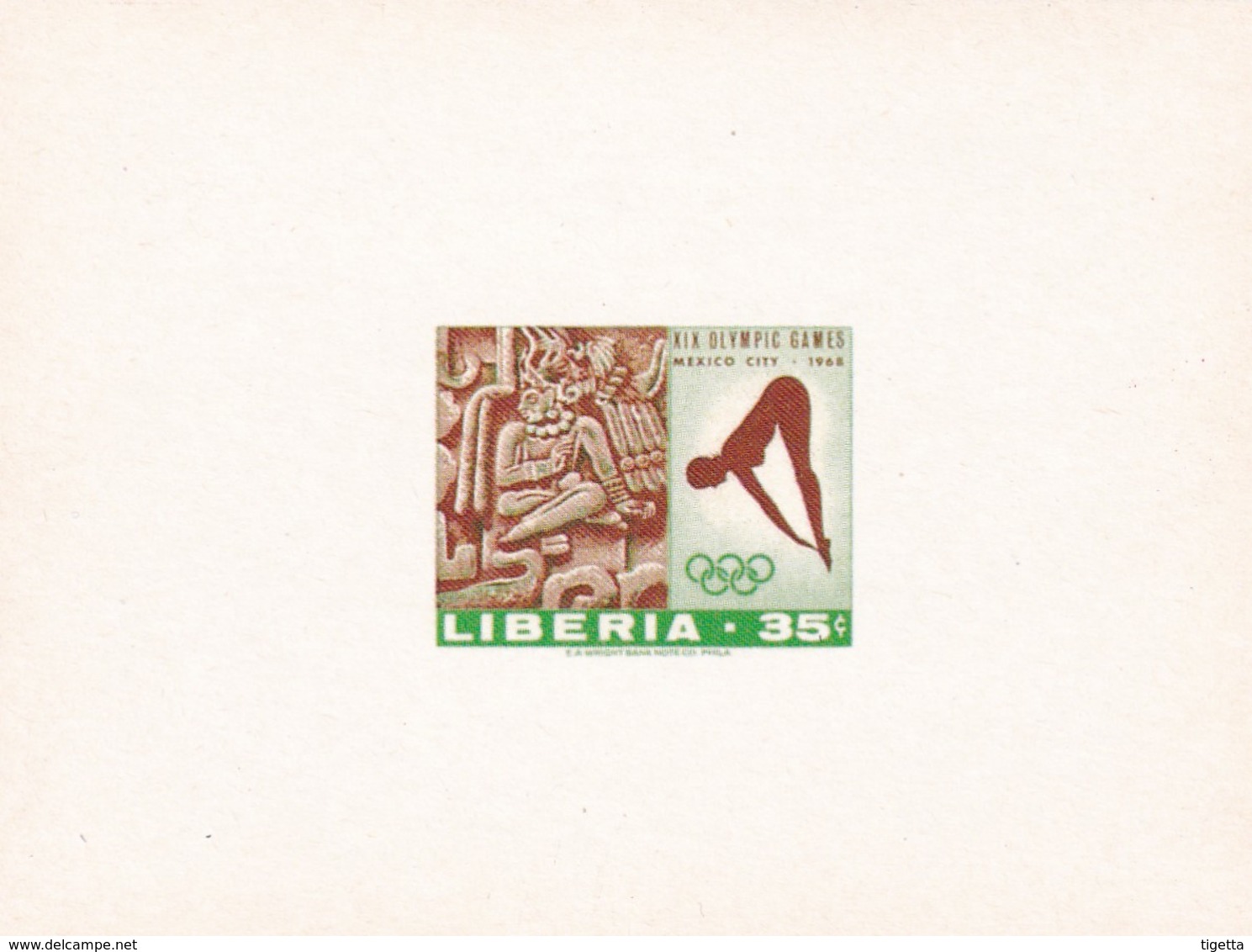 LIBERIA  XIX OLYMPIC GAMES MEXICO 1968 - Liberia