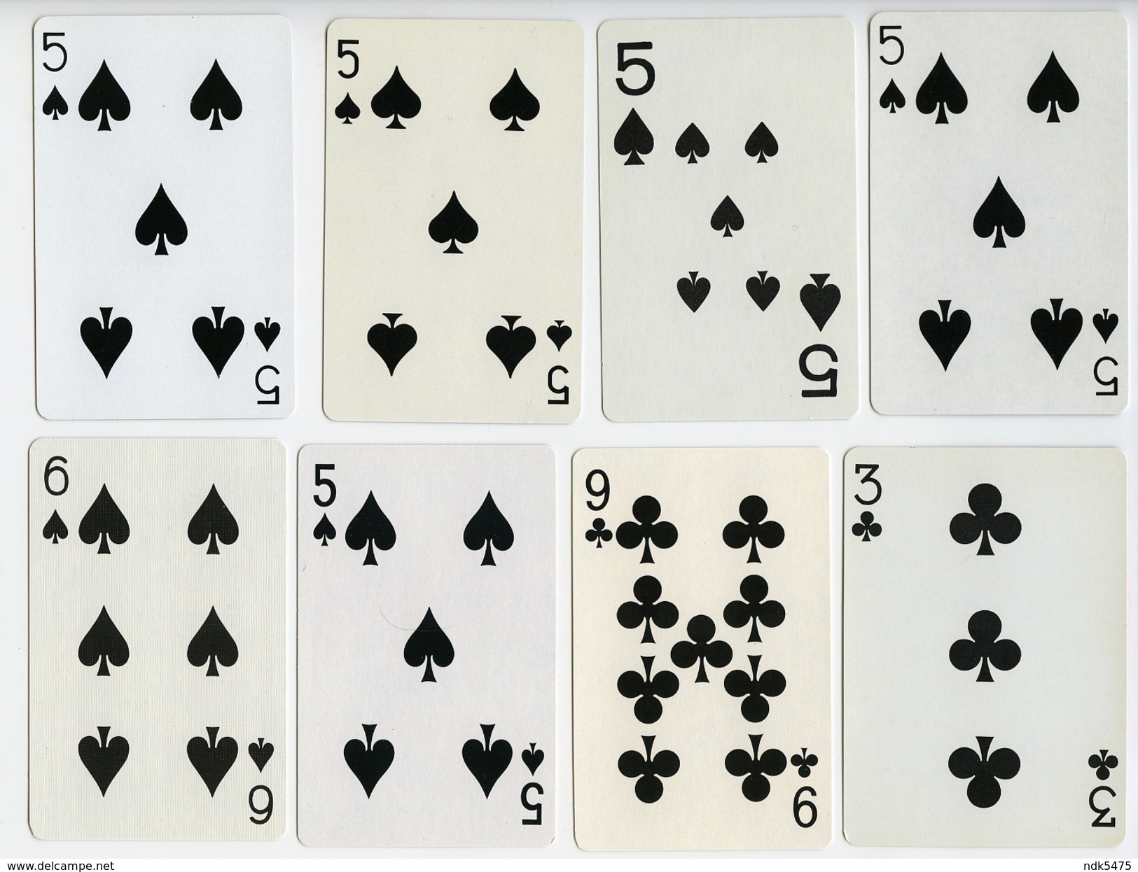 19 US RAILWAY PLAYING CARDS : ALL DIFFERENT - Chemin De Fer