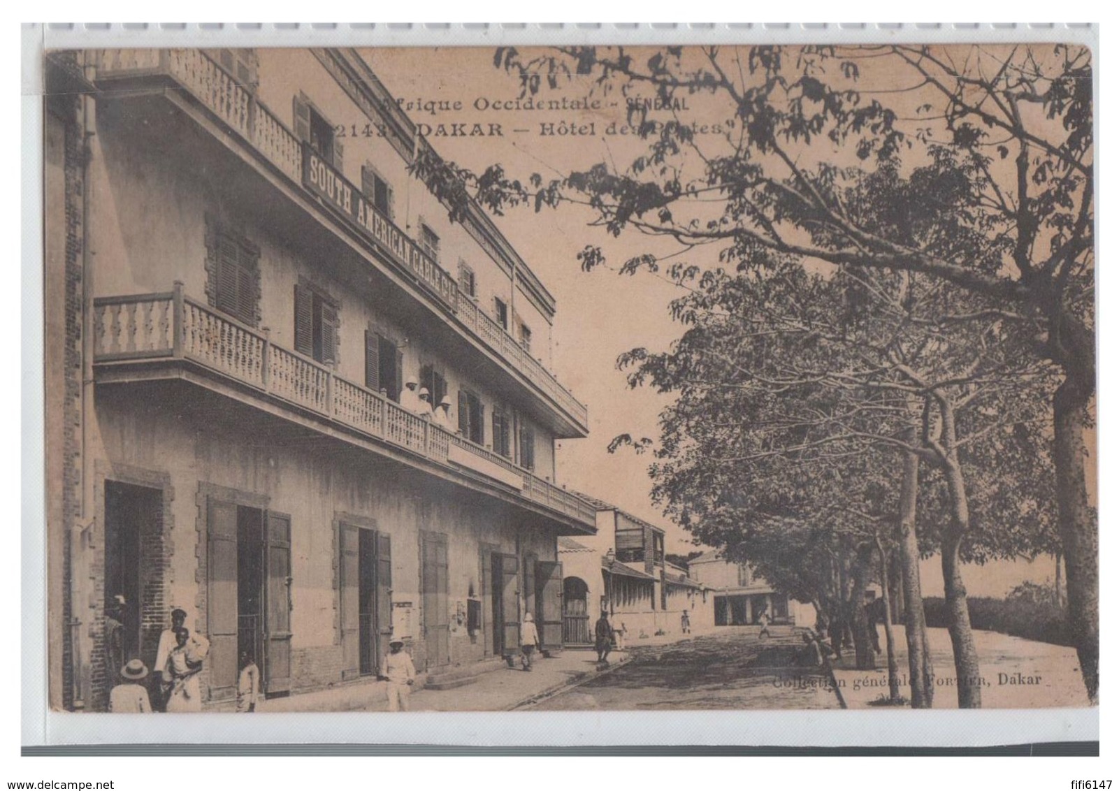 SENEGAL -- CARTE POSTALE 1911-- DAKAR VERS CORDEIRO (BRESIL) TRANSIT RIO -- DESTINATION RARE-- - Briefe U. Dokumente