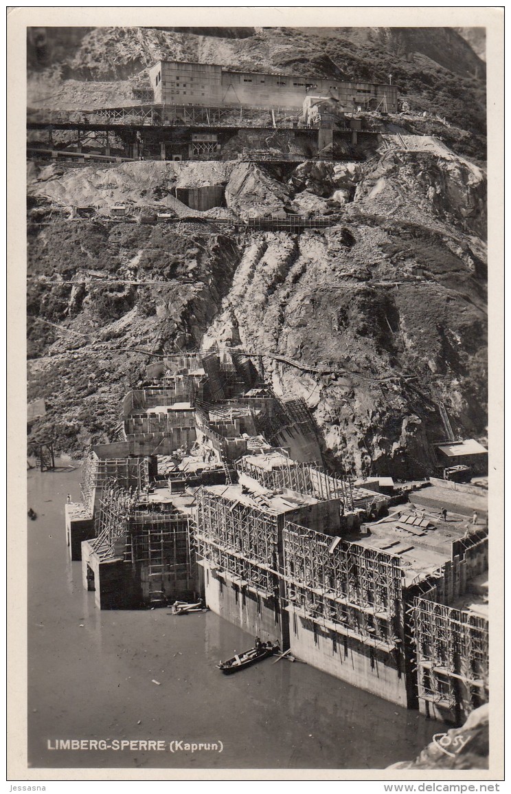 AK - KAPRUN - Baustelle Der Limbergsperre 1950 - Kaprun