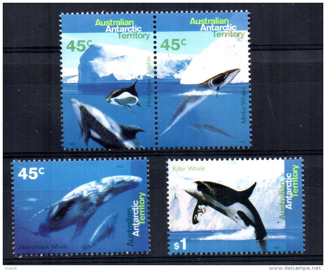 Australian Antarctic Territory - 1995 - Whales &amp; Dolphins - MNH - Neufs