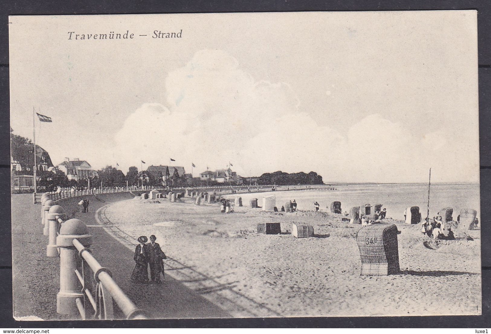 GERMANY , TRAVEMUNDE ,  OLD POSTCARD - Luebeck-Travemuende