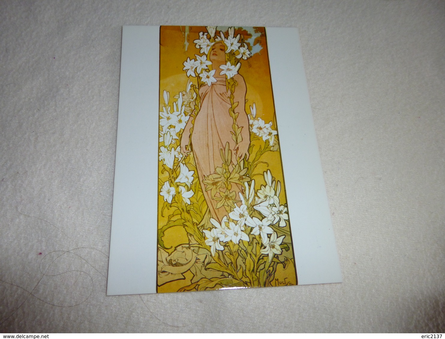 BELLE ILLUSTRATION ...FEMME ET FLEURS - Mucha, Alphonse