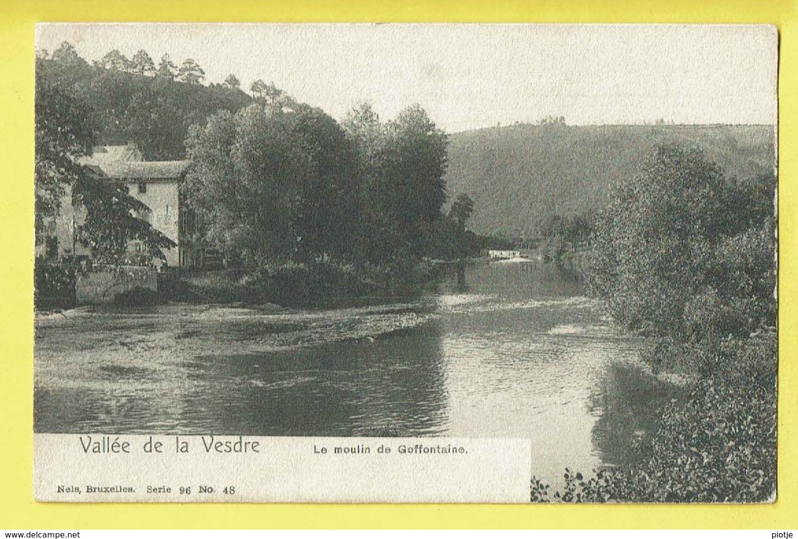 * Goffontaine (Pepinster - Liège - Wallonie) * (Nels, Série 96, Nr 48) Vallée De La Vesdre, Moulin De Goffontaine, Canal - Pepinster