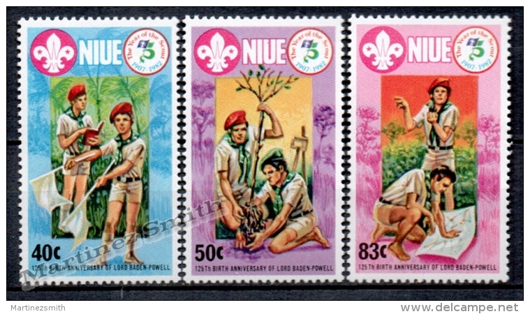 Niue 1983 Yvert 382-84, 75th Ann. Scouts - MNH - Niue