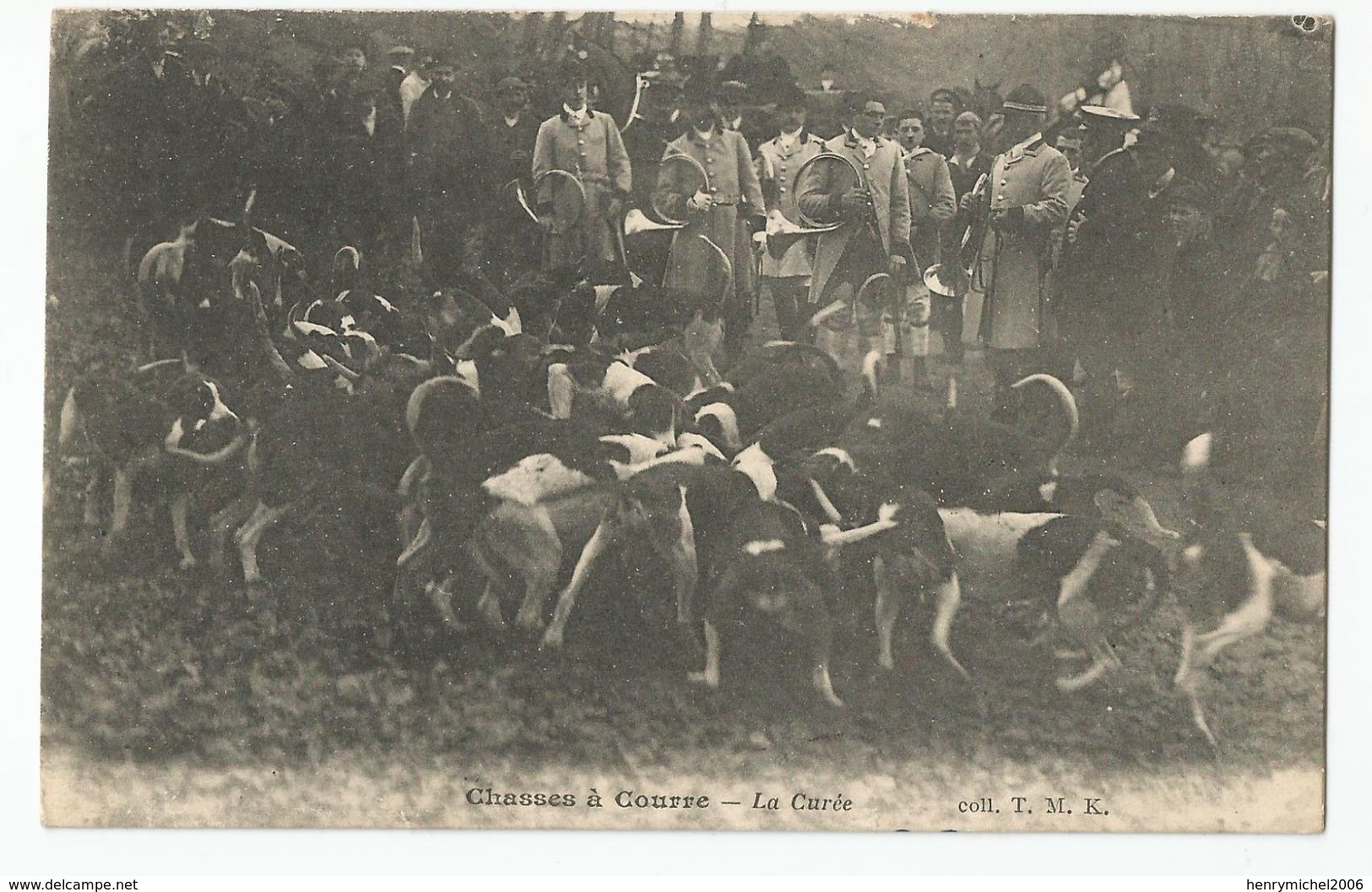 60 - Oise Chasses A Courre La Curée Des Chiens - Chantilly