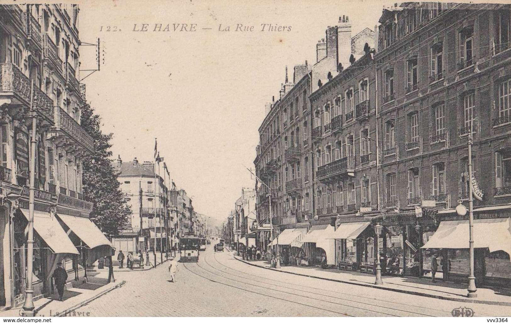 LE HAVRE: La Rue Thiers - Unclassified