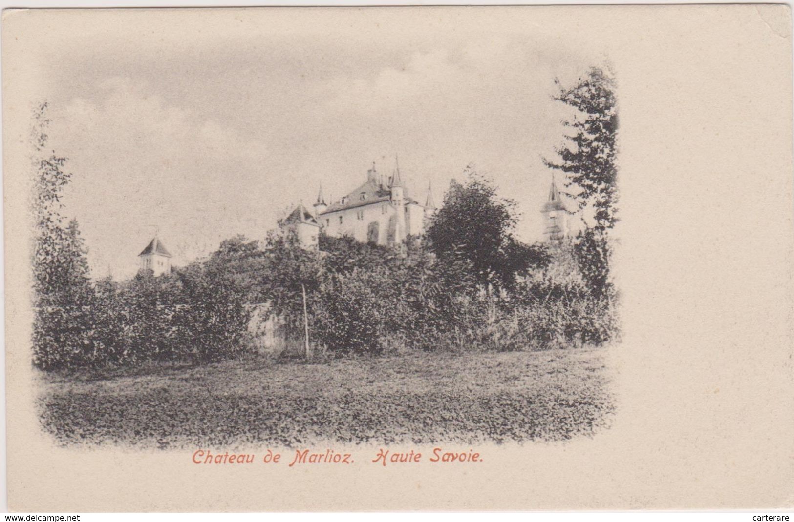 Cpa,chateau De Marlioz,sallenove,17 ème,prés Annecy,et Genève,port De Seyssel,classée,74 - Seyssel