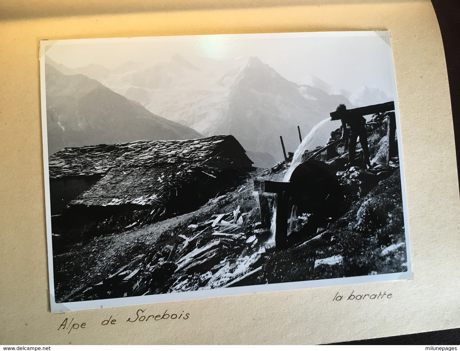 Splendide Album Photographies Val D'ANNIVIERS Valais SUISSE été 1947 + De 200 Photos Originales - Albums & Collections