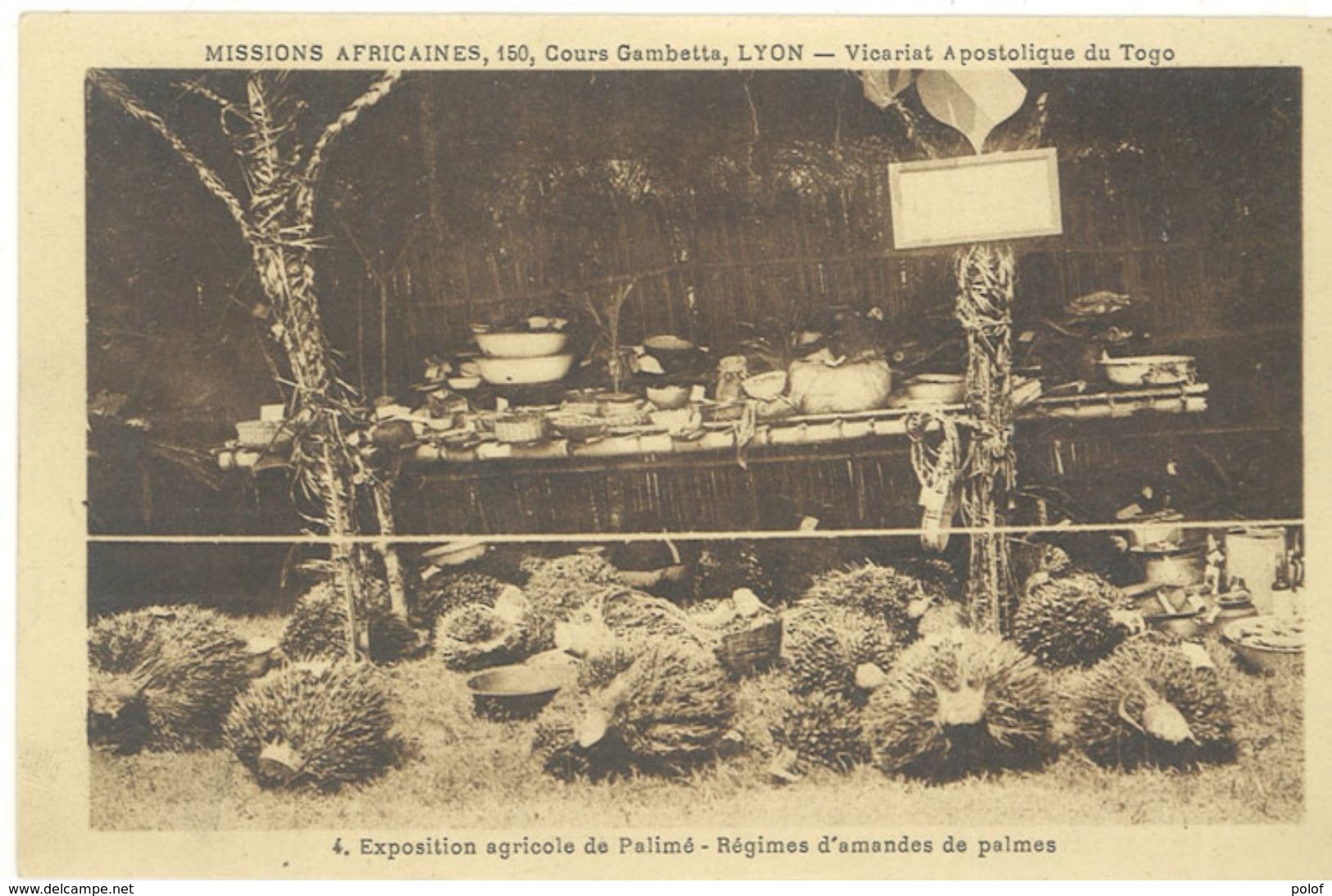 Exposition Agricole De PALIME - Régimes D' Amandes De Palmes   (103403) - Ciad