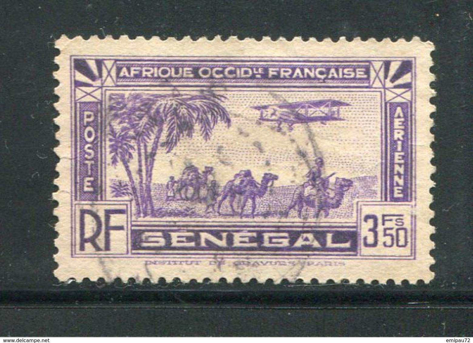 SENEGAL- P.A Y&T N°7- Oblitéré - Luftpost