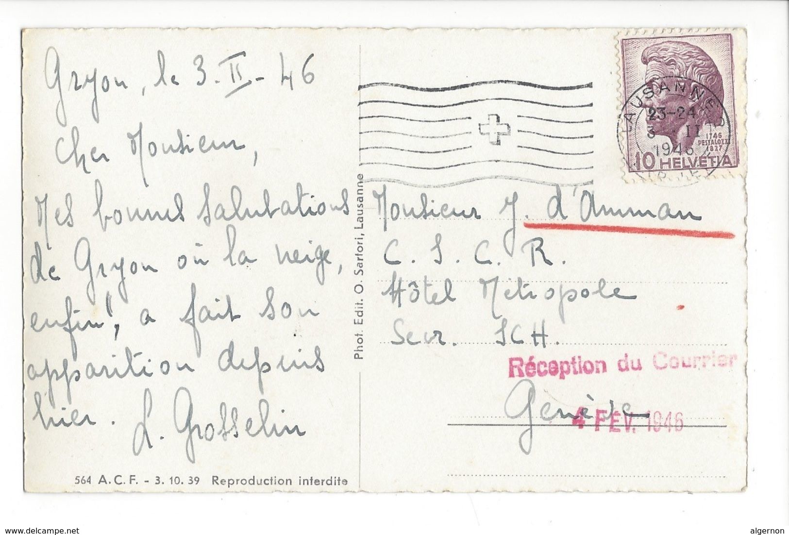 19523 - Diablerets Argentine Et Gryon En Hiver - Gryon