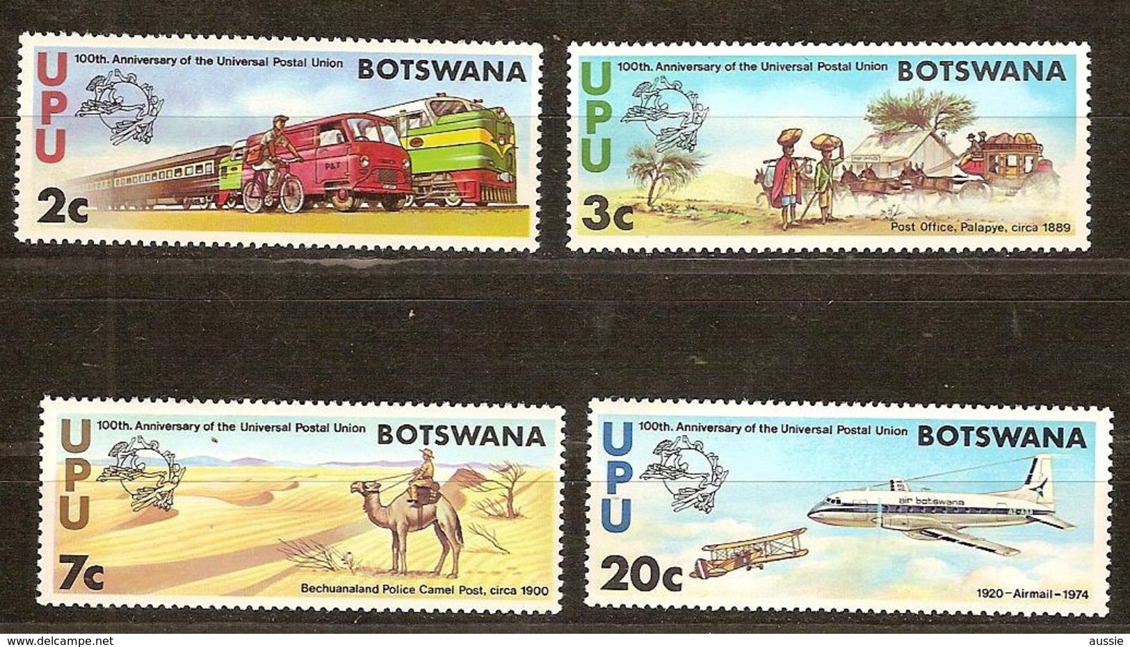 Botswana 1974 Yvertnr. 262-265 *** MNH UPU Universal Postal Union Cote 8 Euro - Botswana (1966-...)