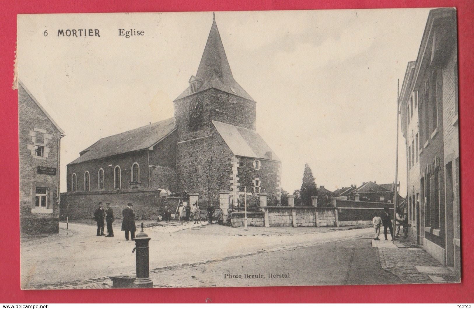 Mortier - Eglise -1913 ( Voir Verso ) - Blegny