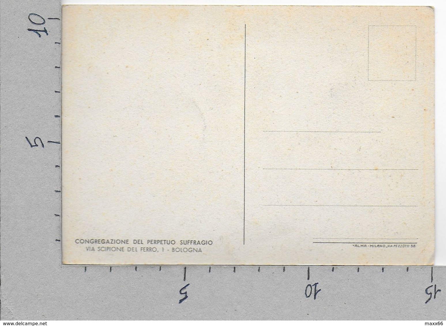 CARTOLINA NV ITALIA - Suora Con Crocifisso E Corona Di Spine - Congregazione Perpetuo Suffragio Bologna - 10 X 15 - Santi